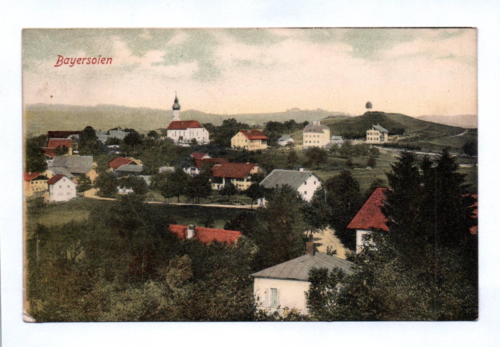Postcard Bayersoia View Church Community