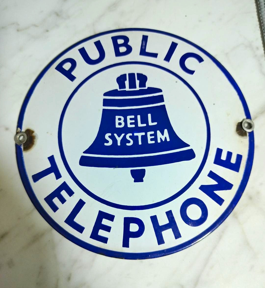 Vintage Bell System Public Telephone 7