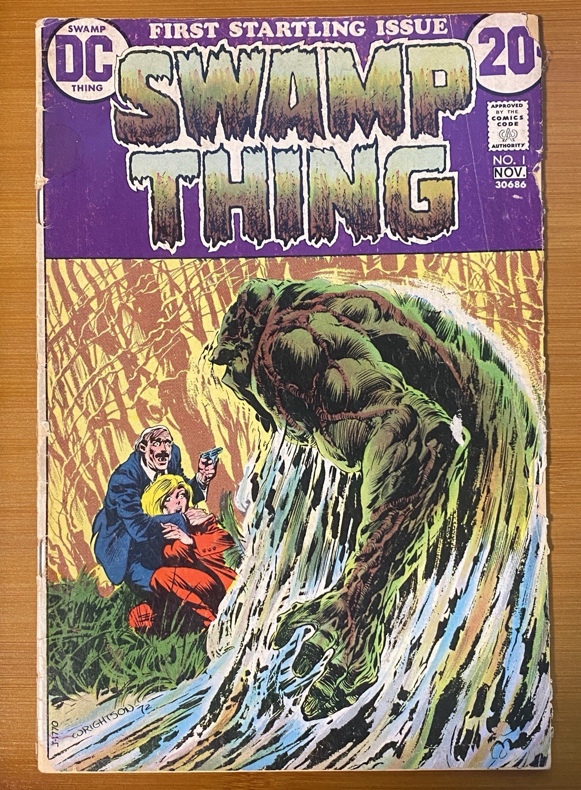 Swamp Thing #1 | 1st Alec Holland Swamp Thing | DC Comics 1972 | -G