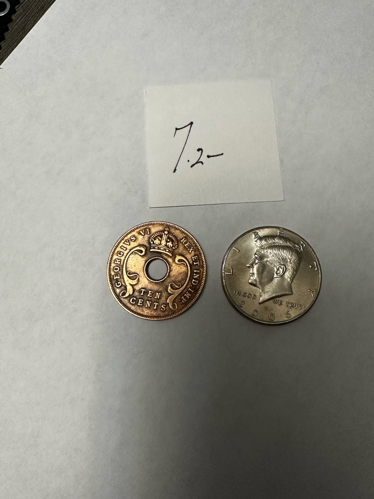 Chinatown Coin Set Using East African Dime/ Kennedy Half.