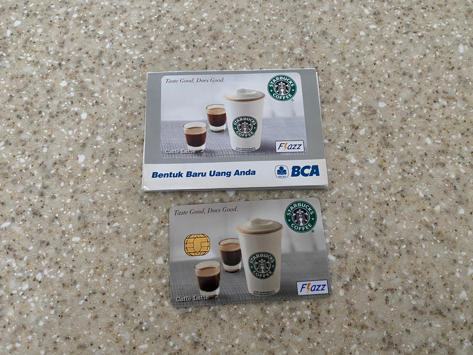 Starbucks 2009 Indonesia Tastes Good Latte Coffee Gift Card w/ Sleeve VHTF Rare