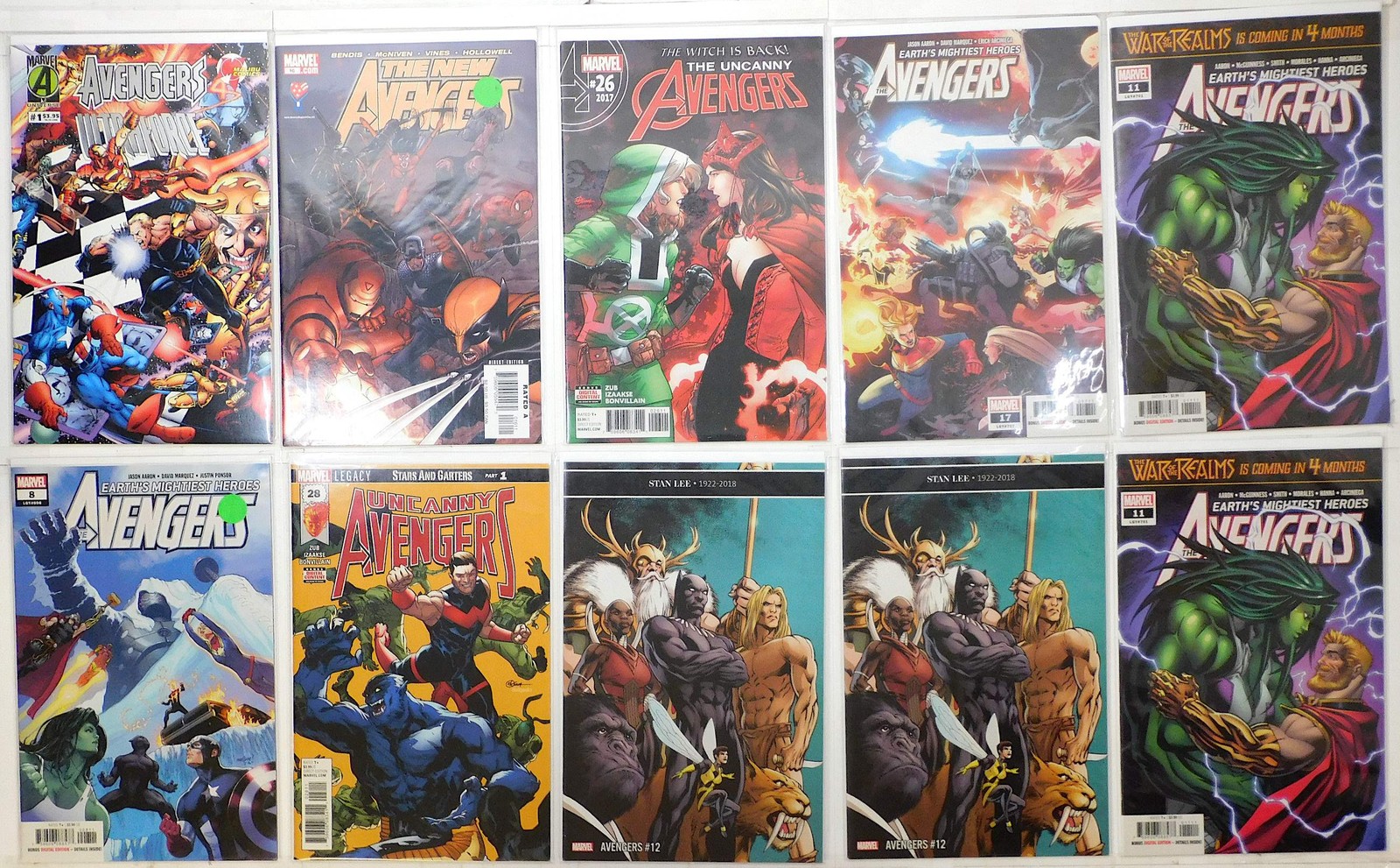 Avengers Lot 10 #8,11 x2,12 x2,17,26,Uncanny 28,New 10,Ultraforce Marvel Comics