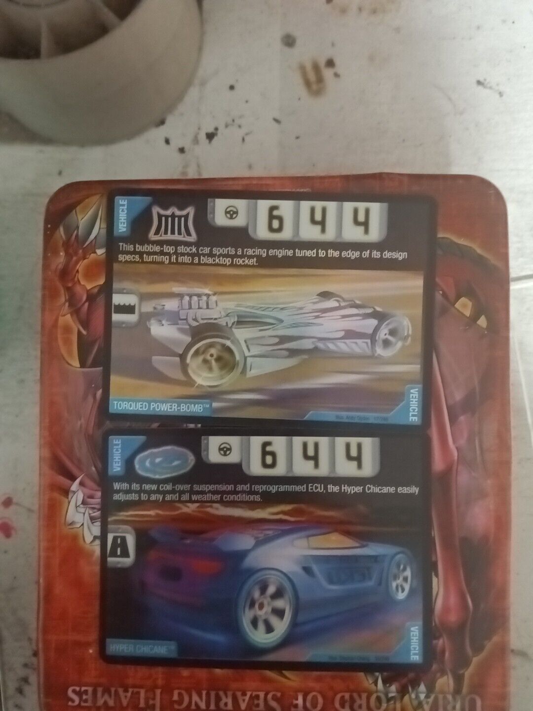 2004 Rare 644 Foil Collectors Edition Hot Wheels Accelerater Cards Game Cards