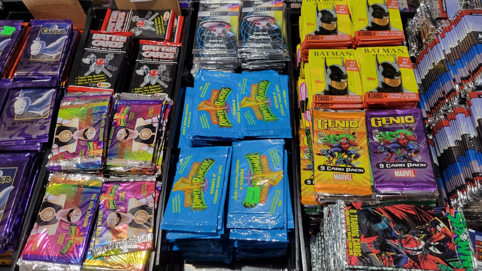 128  Packs Vintage Assorted Non Sports Trading Card Packs – Less Than $.79 Each