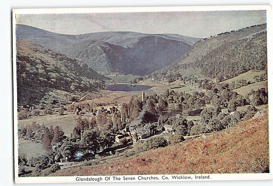 Postcard Glendalough Of The Seven Churches Glendalough Ireland