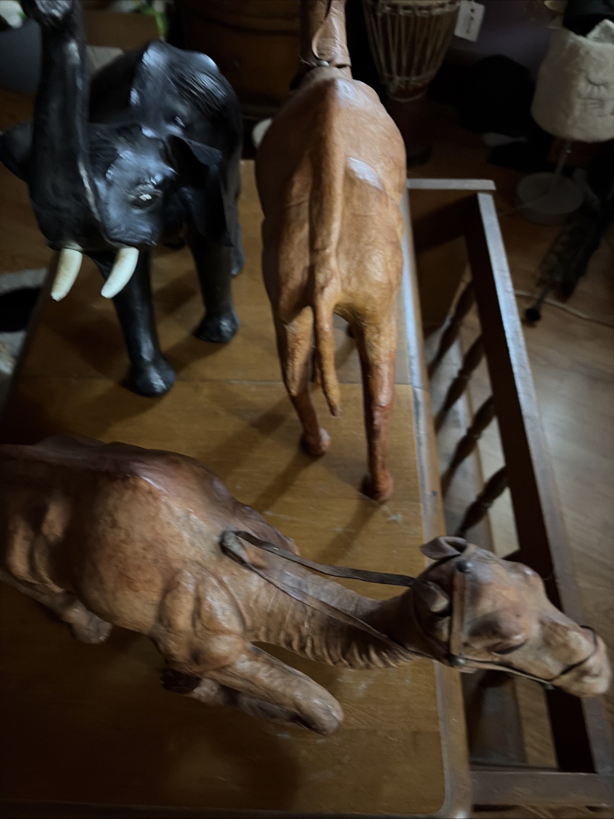 Set Of Three Animals   Two Camels And One Elephant