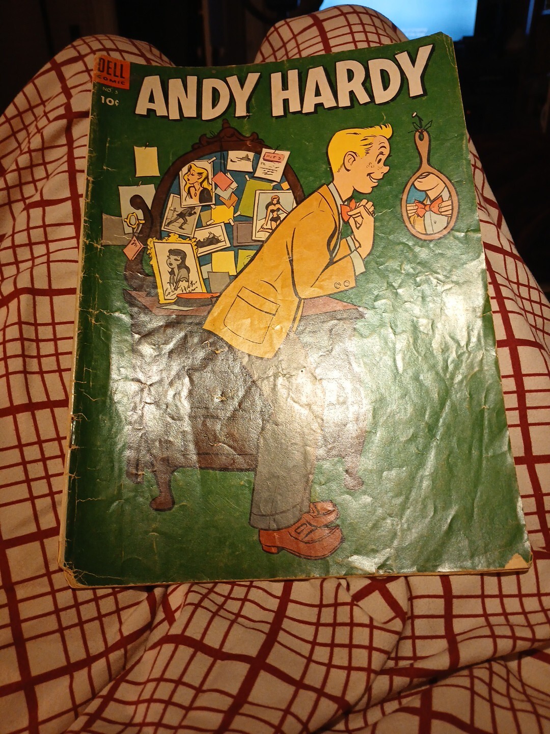Andy Hardy (Dell) #5 golden age 1954 tv show radio comics teen humor cartoon