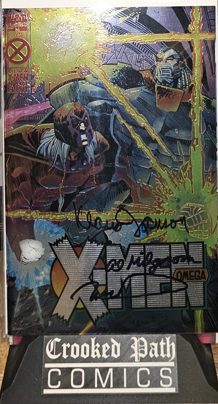 X-Men Omega #1 Signed by Klaus Janson, Al Milgrom, Tim Townsend w/COA