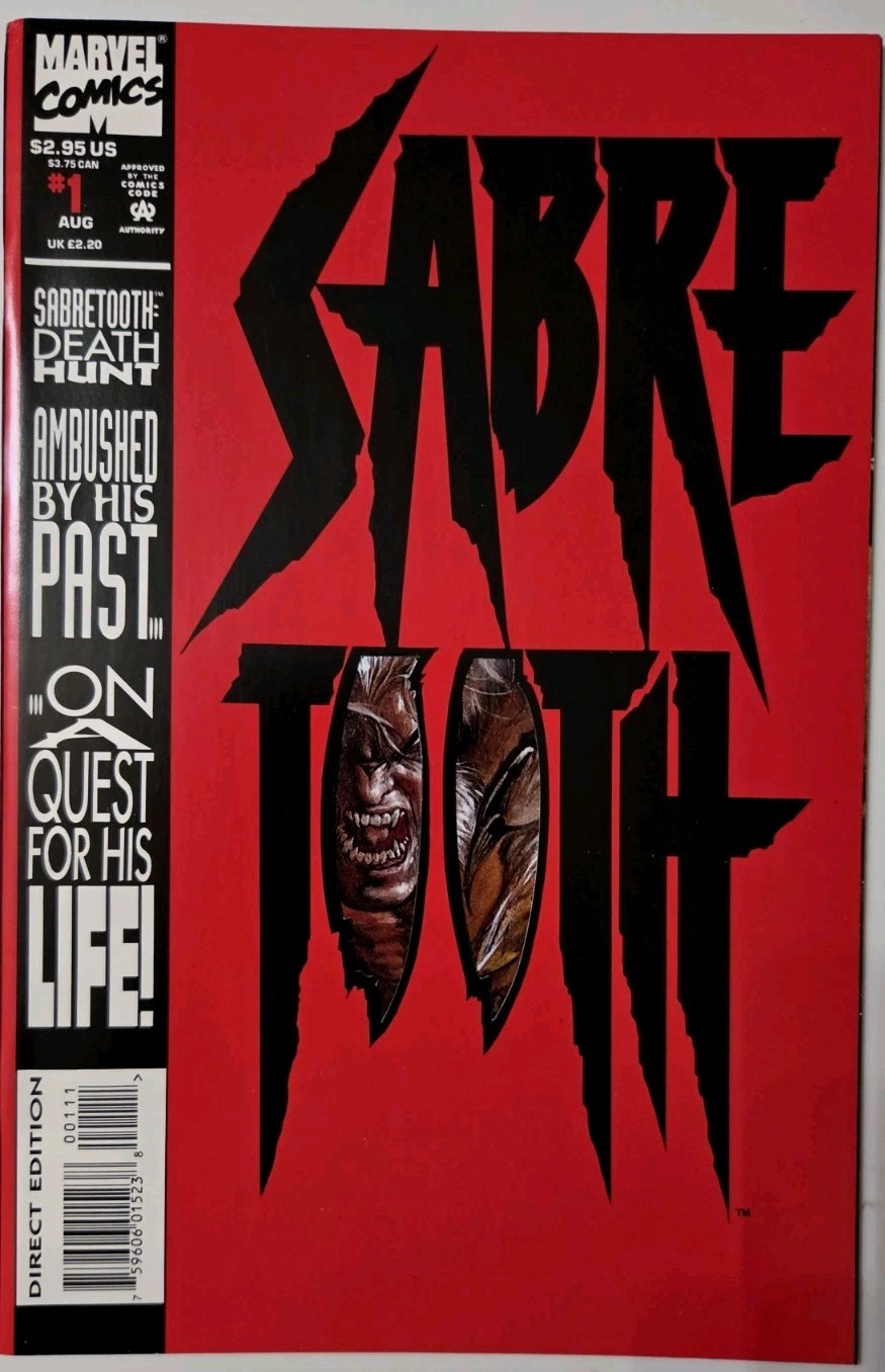 SABRETOOTH #1-4 Complete Set (1993, Marvel Comics) Death Hunt Series - VF/NM