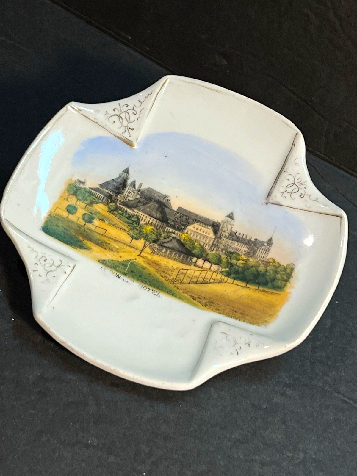 Antique 1900’s Hotel del Coronado souvenir porcelain pin dish tray California 