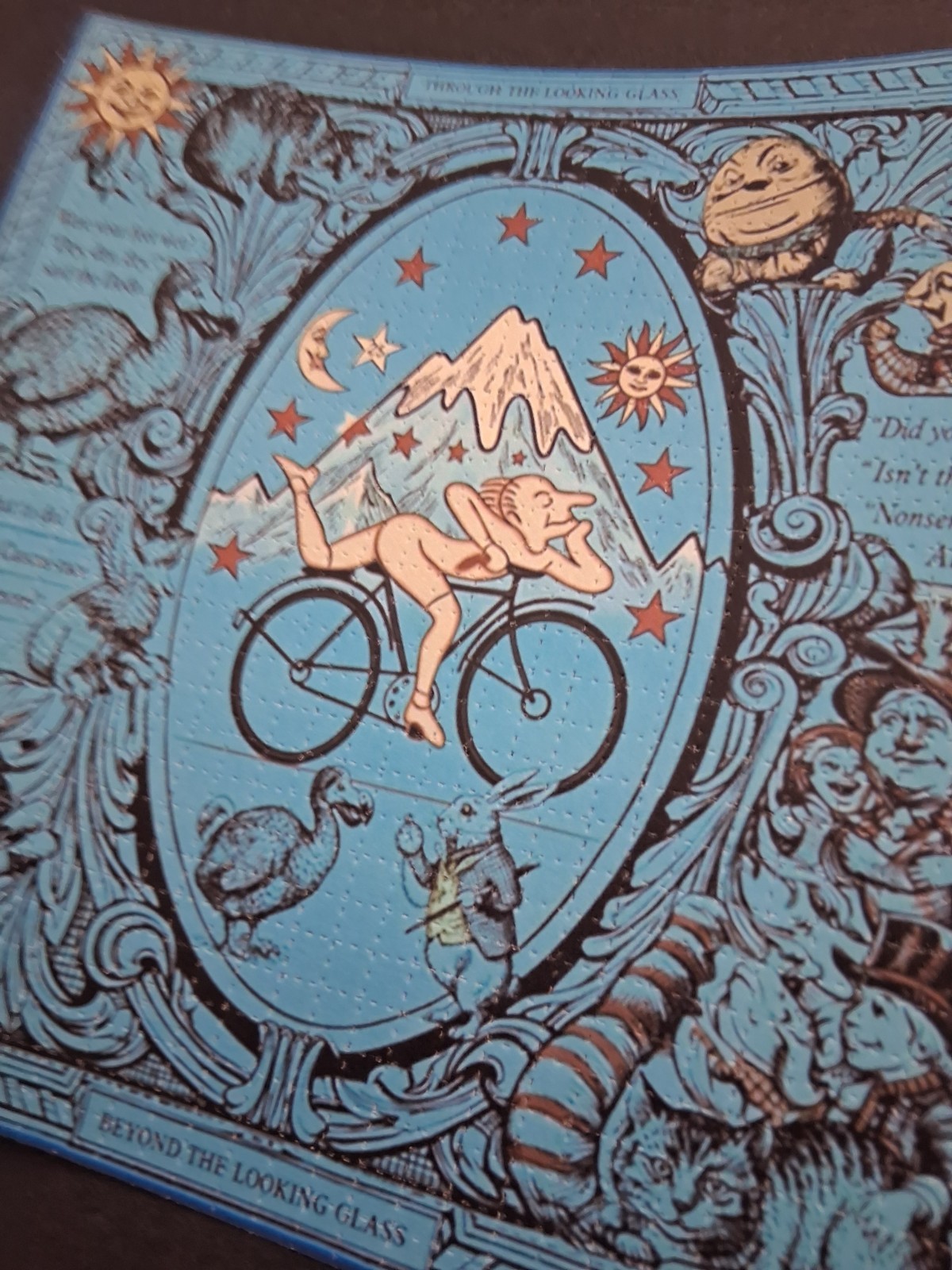 BLOTTER ART RIDE THROUGH THE LOOKING GLASS BIKE DAY 2026 DOUBLE SIDED PRINT