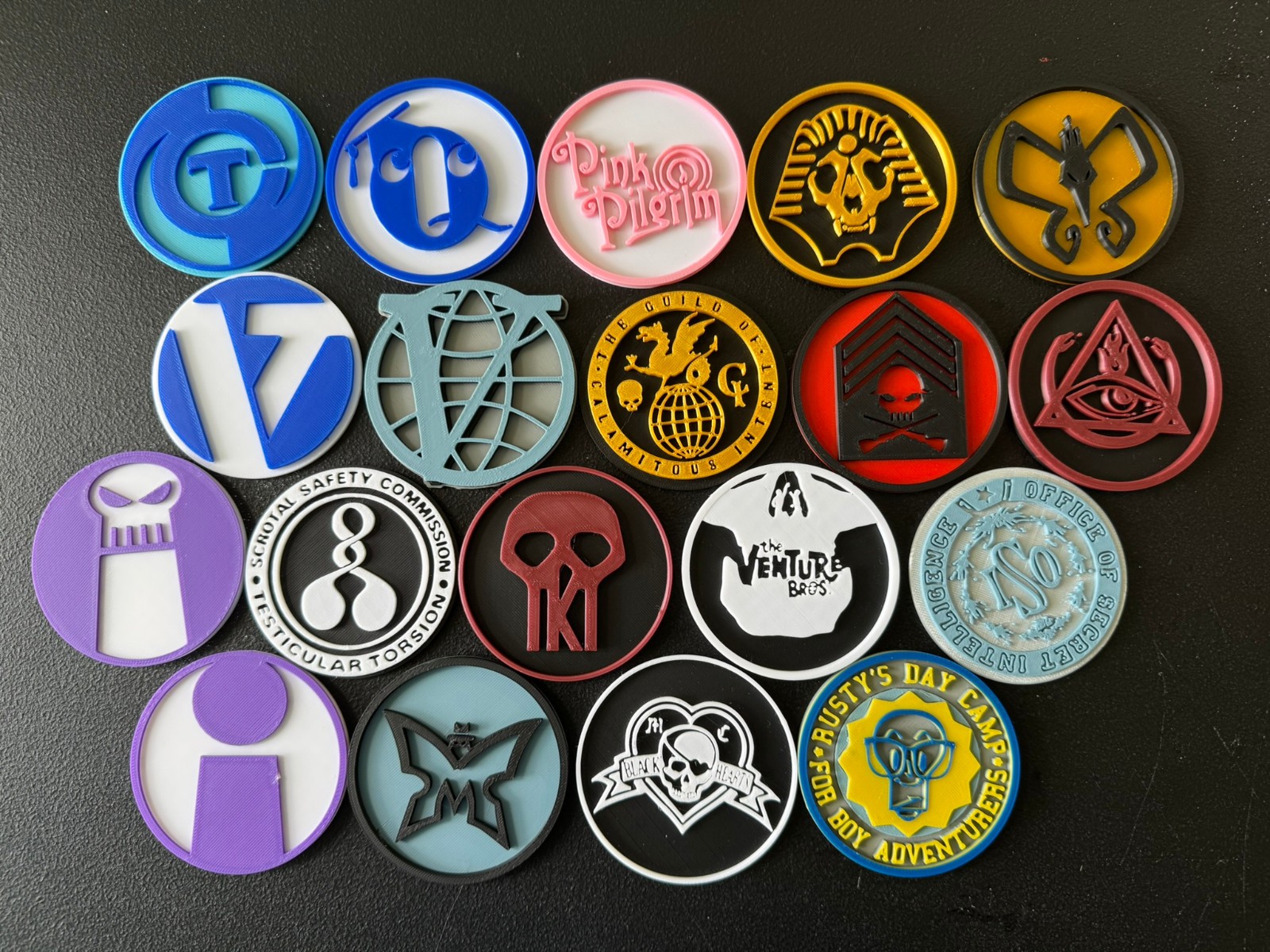 The Venture Bros Drink Coasters Packs