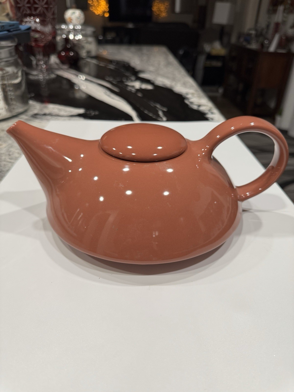 Vintage Claudia Shuride Teapot MCM Post Modern Minimalist Toscany Japan Terra-Co
