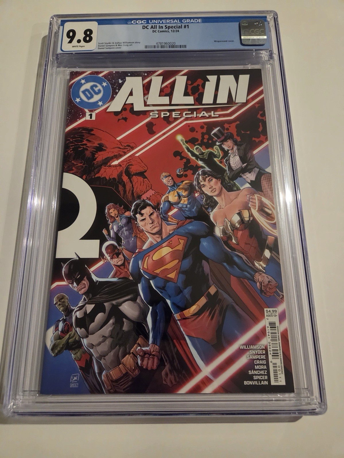DC ALL IN SPECIAL #1 CGC 9.8 (2024) 1ST ABSOLUTE Batman,Wonder Woman & Superman