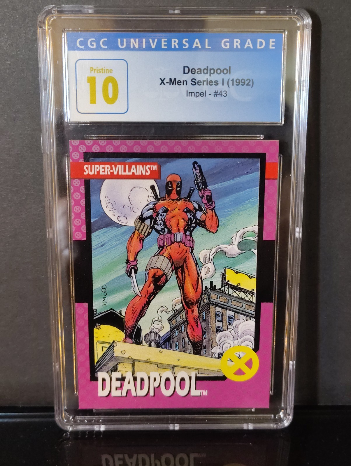 🔥 1992 Impel X-Men Deadpool #43 CGC PRISTINE 10 💎 RARE HIGH GRADE MARVEL 🔥