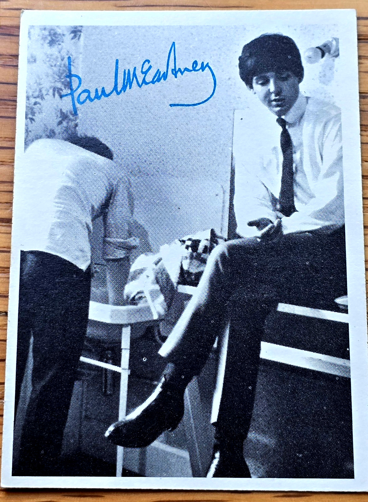 Paul McCartney, Beatles, #100 Trading Card Series 2, 1964, Topps, B & W