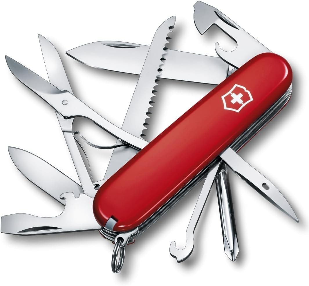 Companion 16 Function Swiss Army Pocket Knife, Red