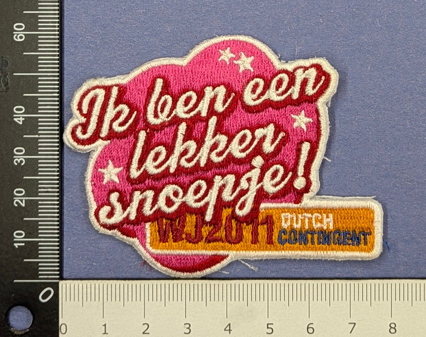Dutch Contingent-22nd World Jamboree Mondial Sweden 2011 Holland Badge Patch