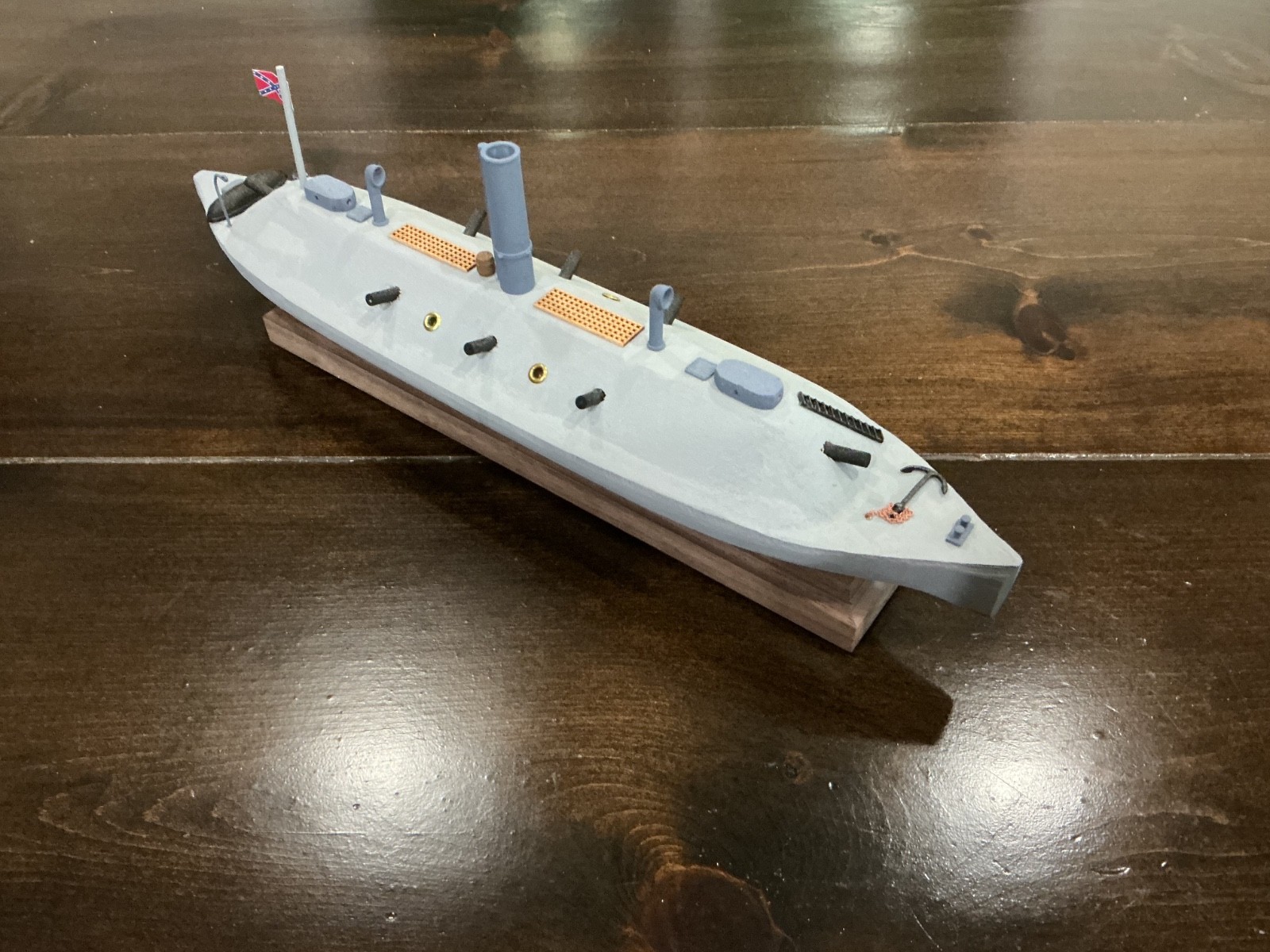 HAND MADE WOODEN MODEL OF THE CSS RICHMOND