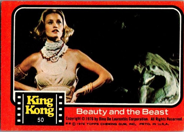 1976 King Kong 1976 Topps King Kong Dwan King Kong #50