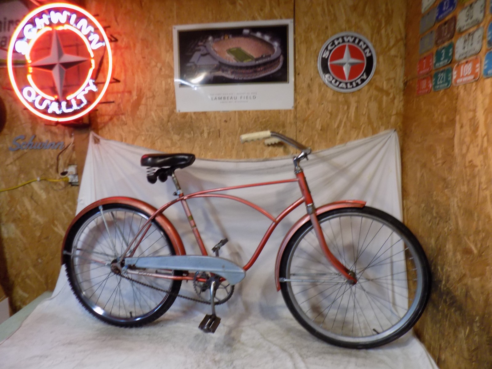 1960s ROSS 5-BAR RAT ROD CRUISER BICYCLE PREWAR ELGIN HEADBADGE MONARK ROLLFAST