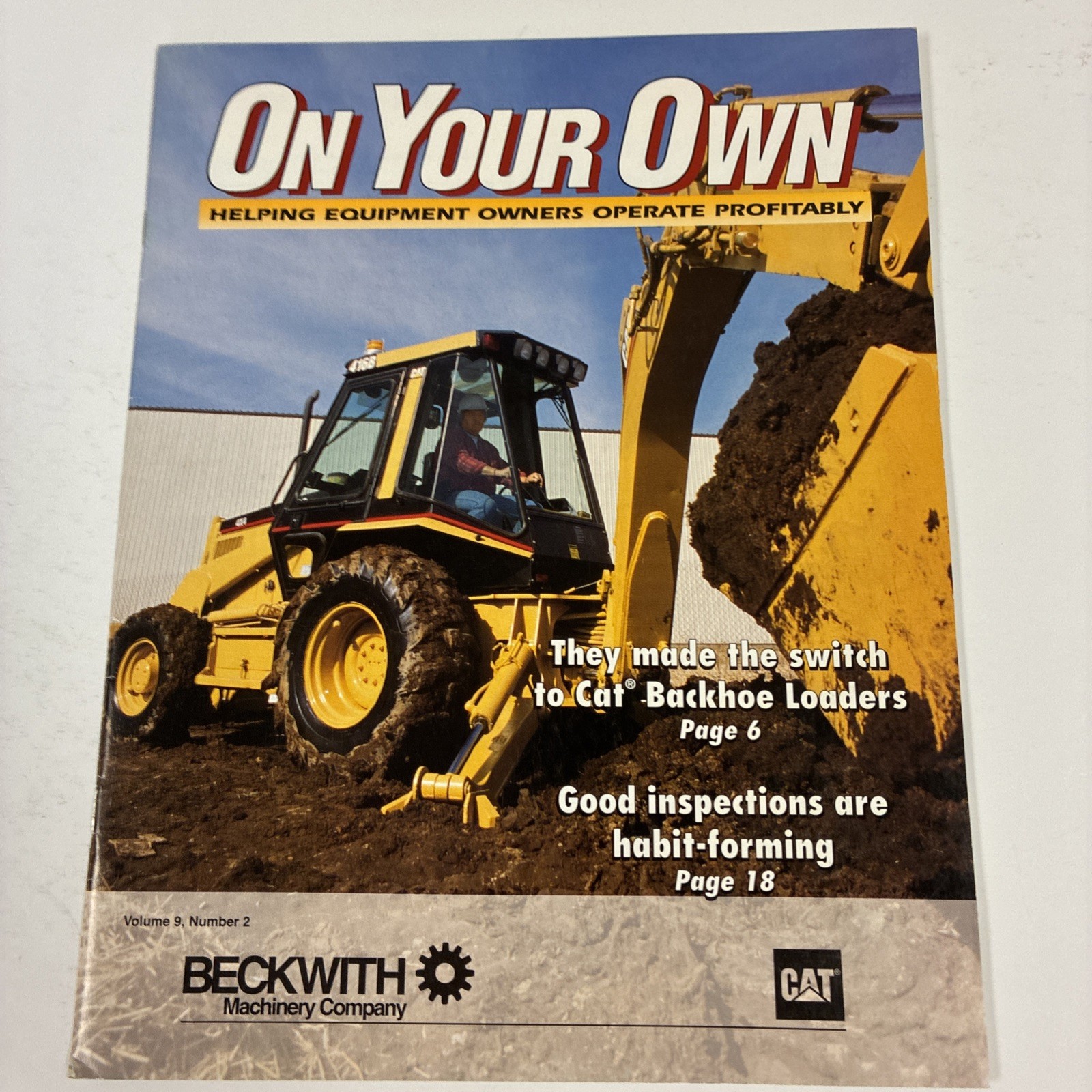 Caterpillar On Your Own Brochure Volume 9 Number 2