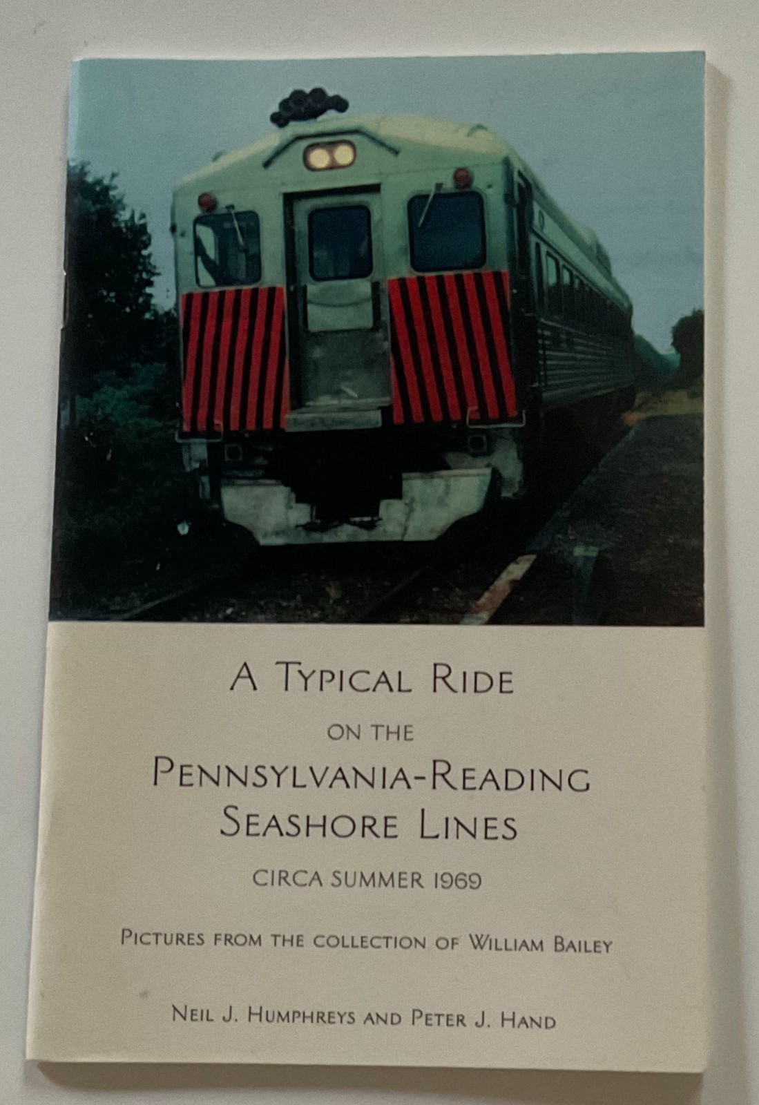1969 A Typical Ride on the Pennsylvania-Reading Seashore Lines picture booklet