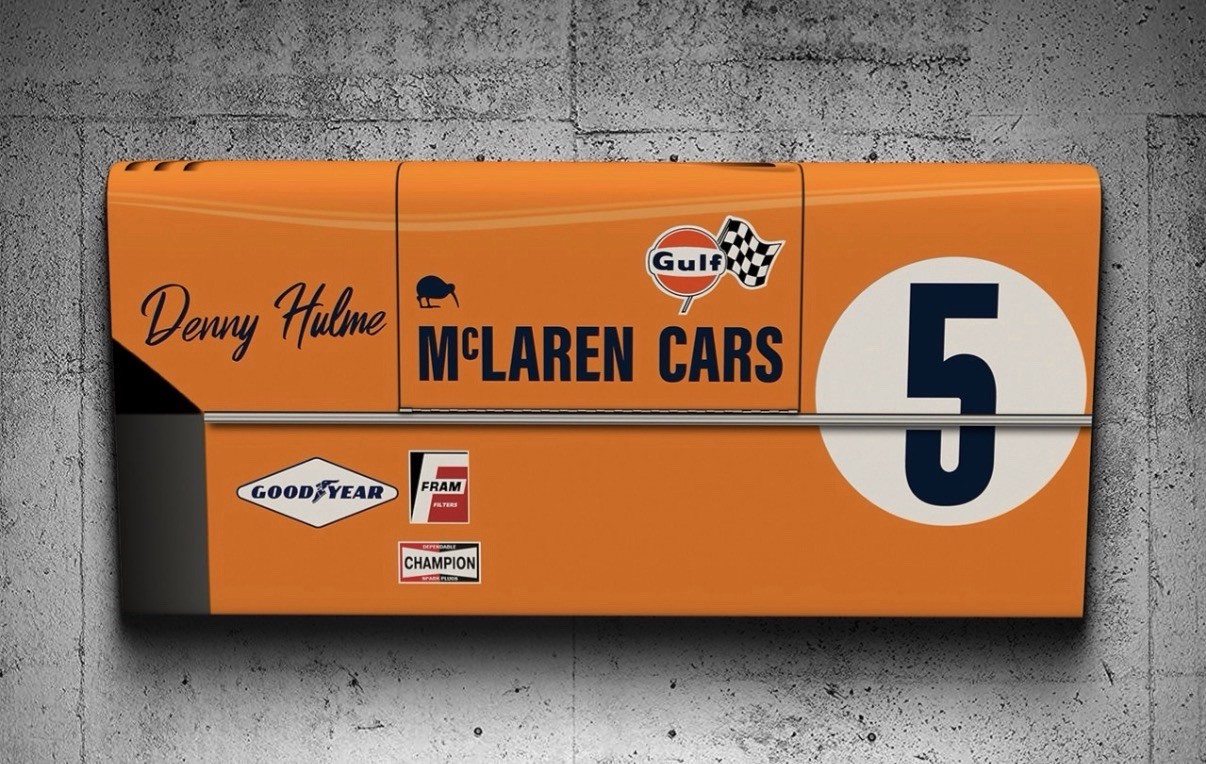 WOW 1971  M8F Can Am Race Car Door Style Sign Danny Hulme