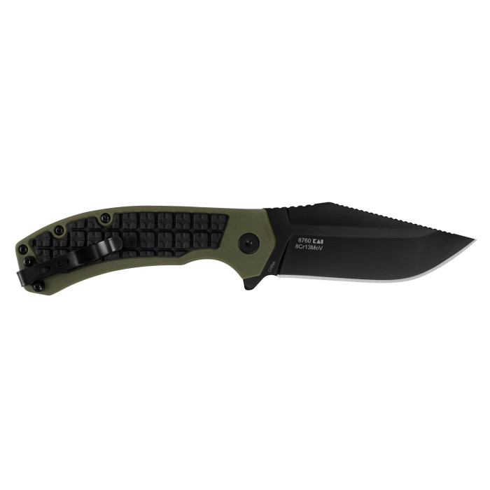 NIB Kershaw Knife Faultline 8760 OD Green GRN 8Cr13MoV Pocket Knife Stainless