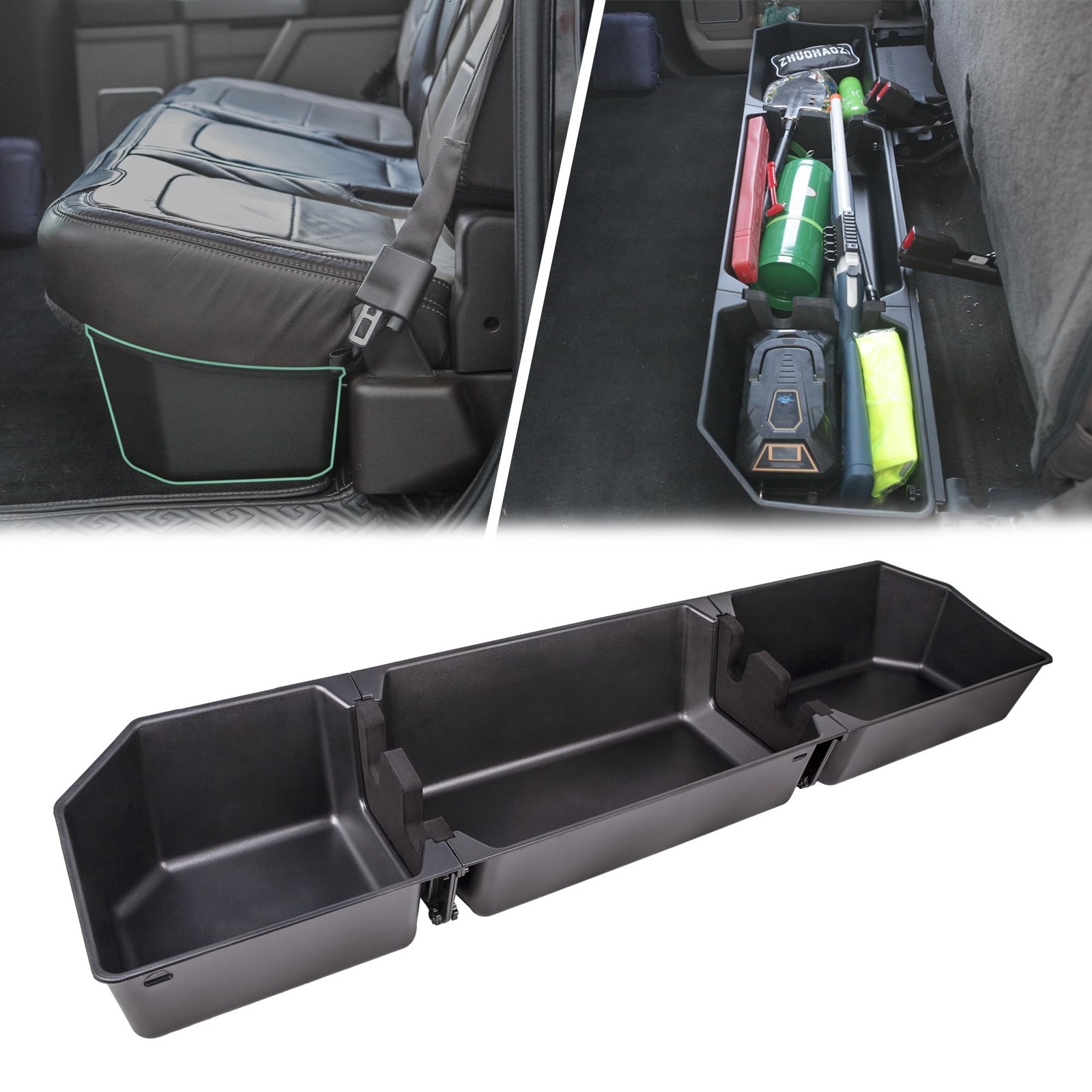 Upgraded Rear Under Seat Storage Box Compatible with 2015-2024 Ford F150 Supe... Upgraded Rear Under Seat Storage Box Compatible with 2015-2024 Ford F150 Supe...