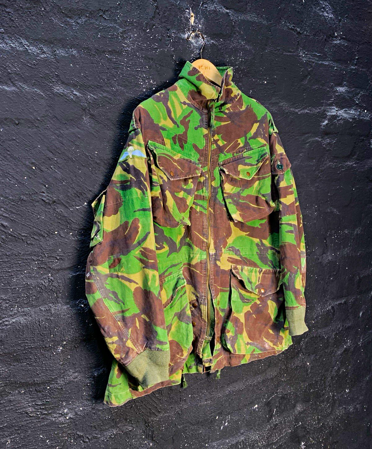 Vintage British Army DPM Para Smock 1970s Parachutist Jacket IBEX Zip Size L⁠