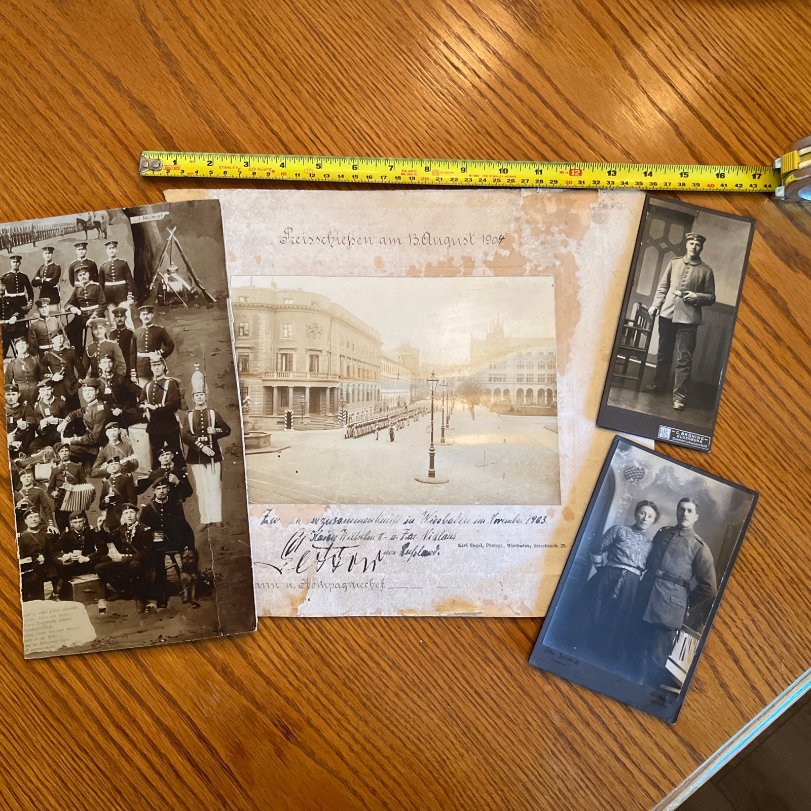 1900s PHOTO KAISER WILHELM II AND EMPEROR NICHOLAS II OF RUSSIA visit