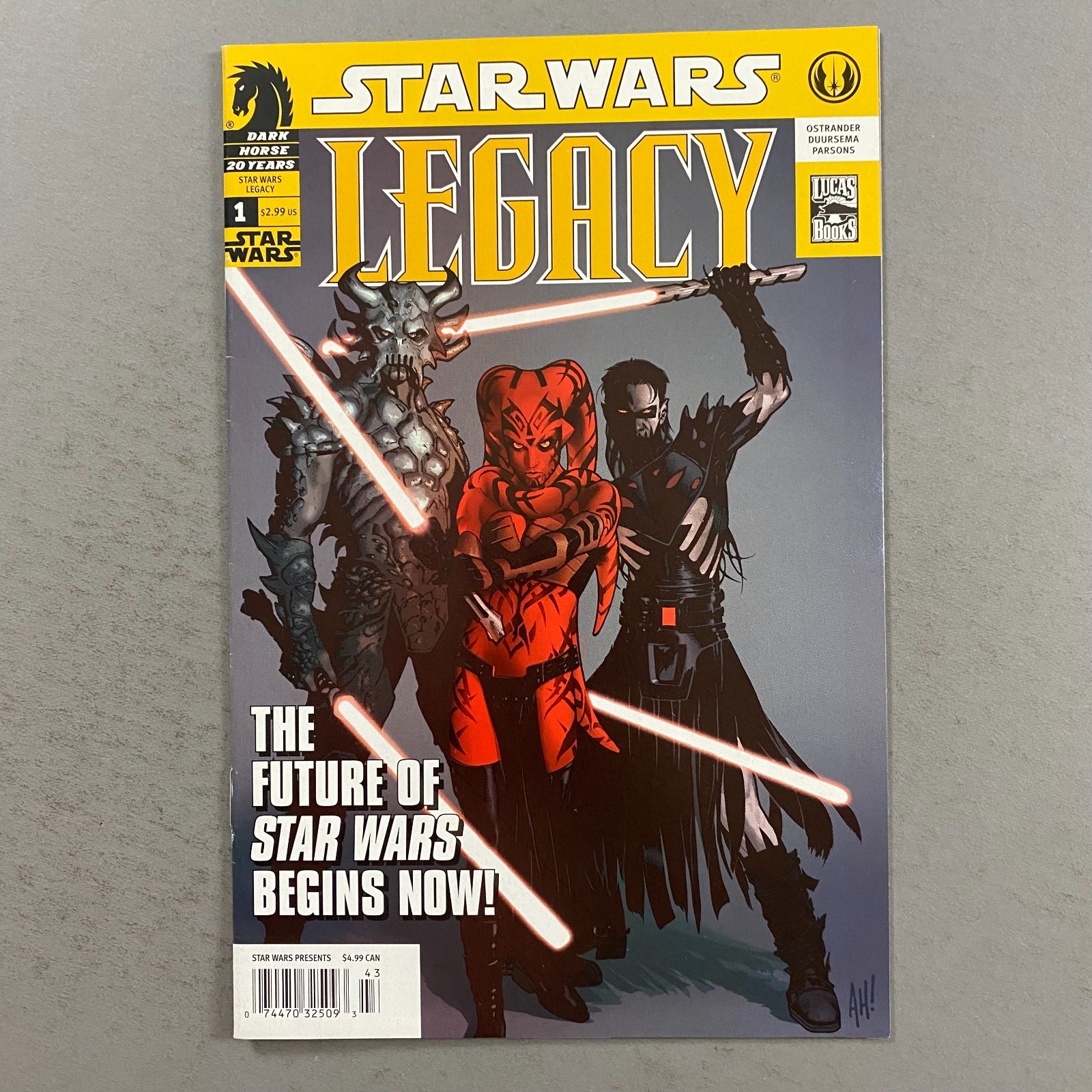STAR WARS LEGACY 1 NEWSSTAND (2006, DARK HORSE)