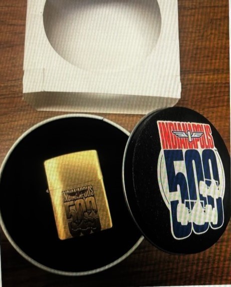 RARE 1994 BRASS  ZIPPO INDY INDIANAPOLIS 500 BRICKYARD SPEEDWAY RACE
