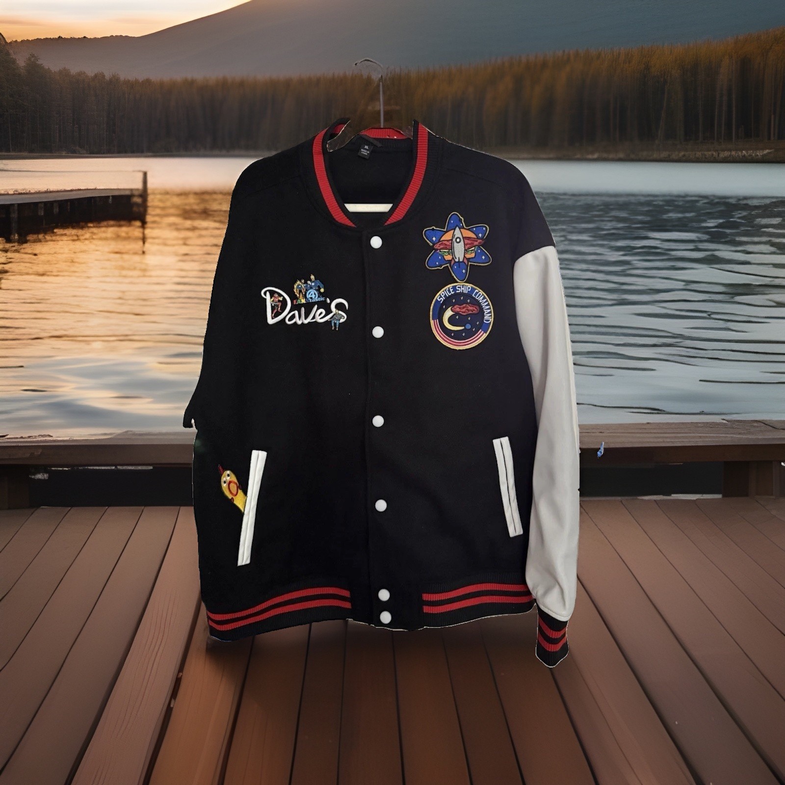 Very Rare Dave’s Hot Chicken Leather Jacket ￼