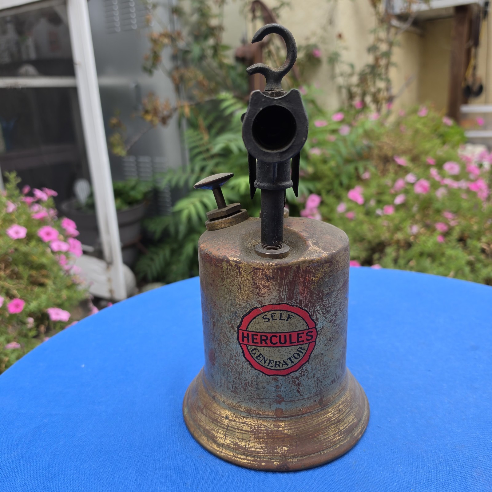 Vintage Gasoline Hercules Blowtorch Self Generator