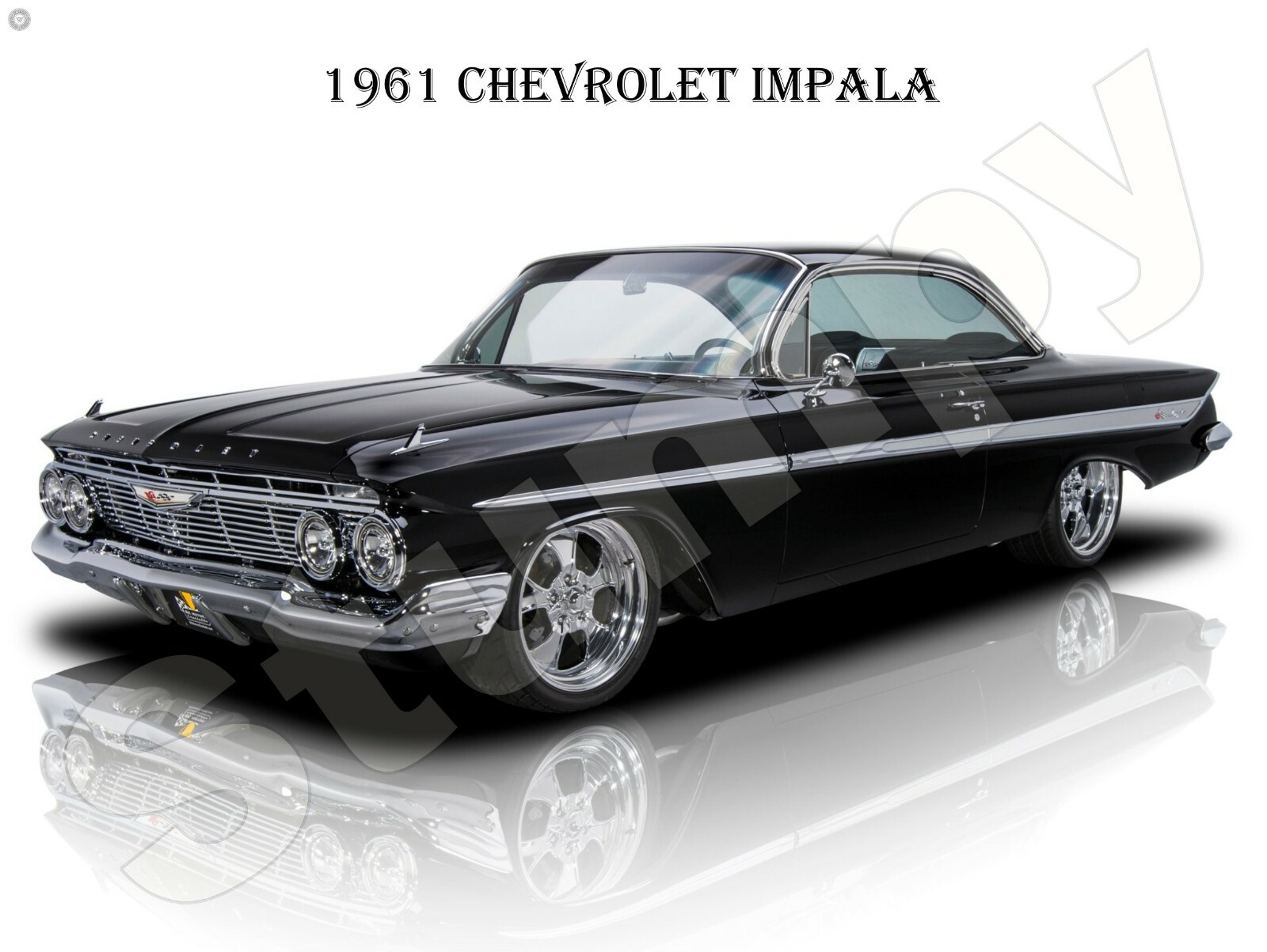 1961 Chevrolet Impala Metal Sign 9\