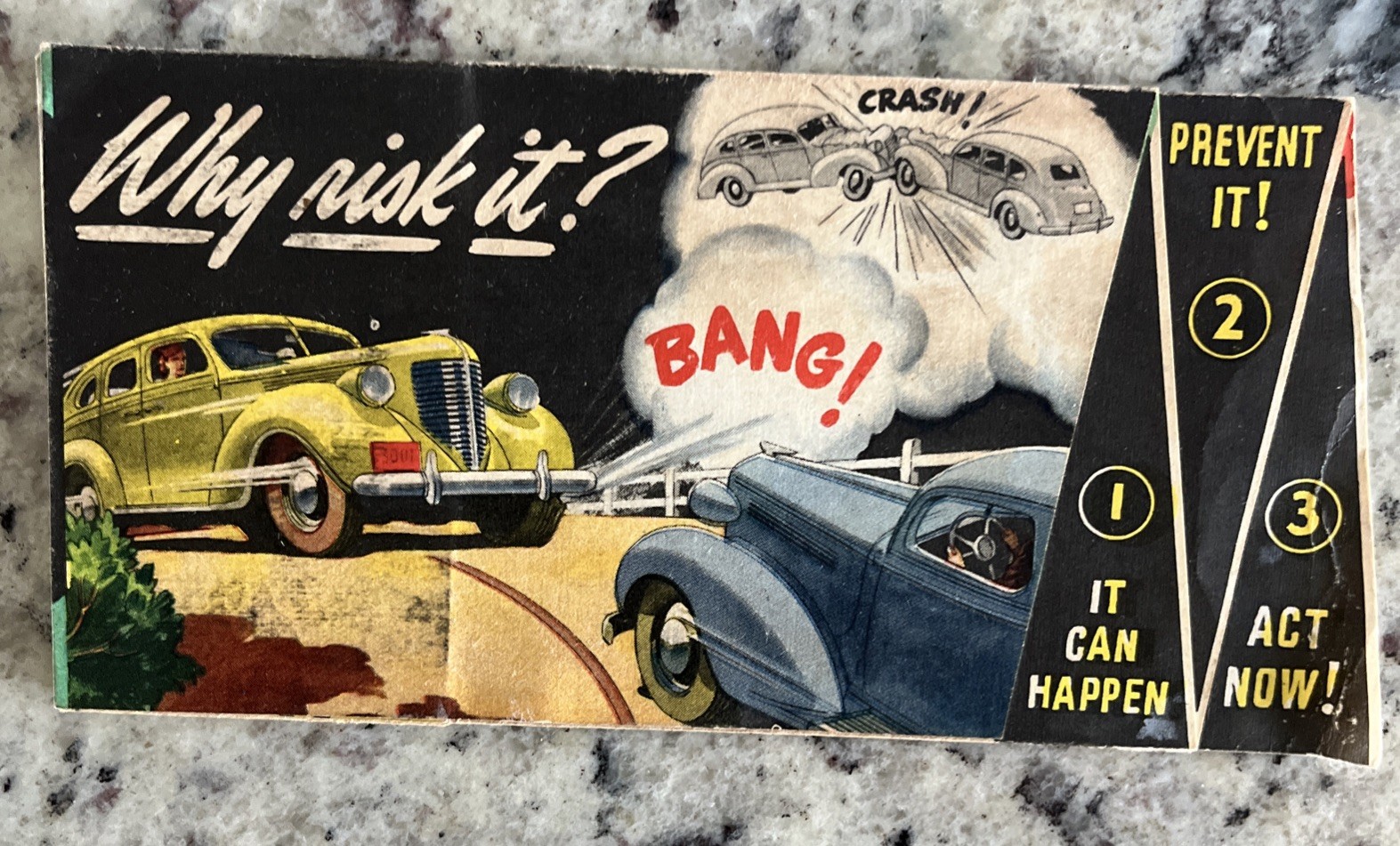 Original Vintage 1930s Goodyear Lifeguard Tire Brochure Car Crash Death Details