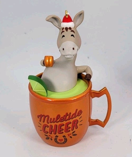 Hallmark Keepsake Muletide Cheer 2024 Donkey Christmas Ornament New MSRP $17.99