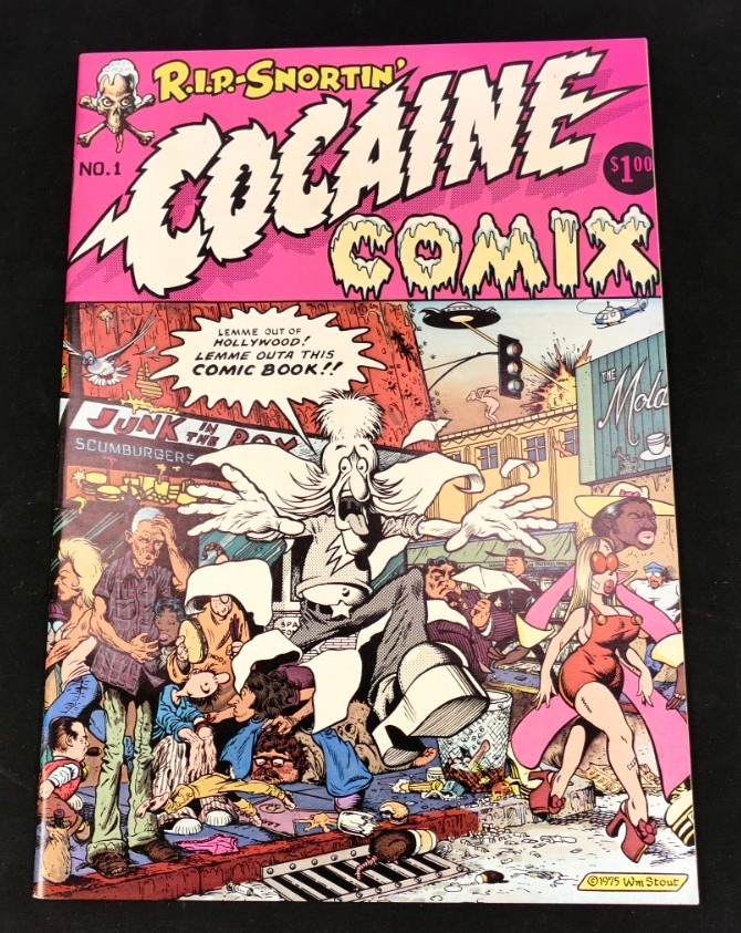 COCAINE COMIX #1 - Near Mint/Unread Copy - Illegitimi Non Carborundum Comix