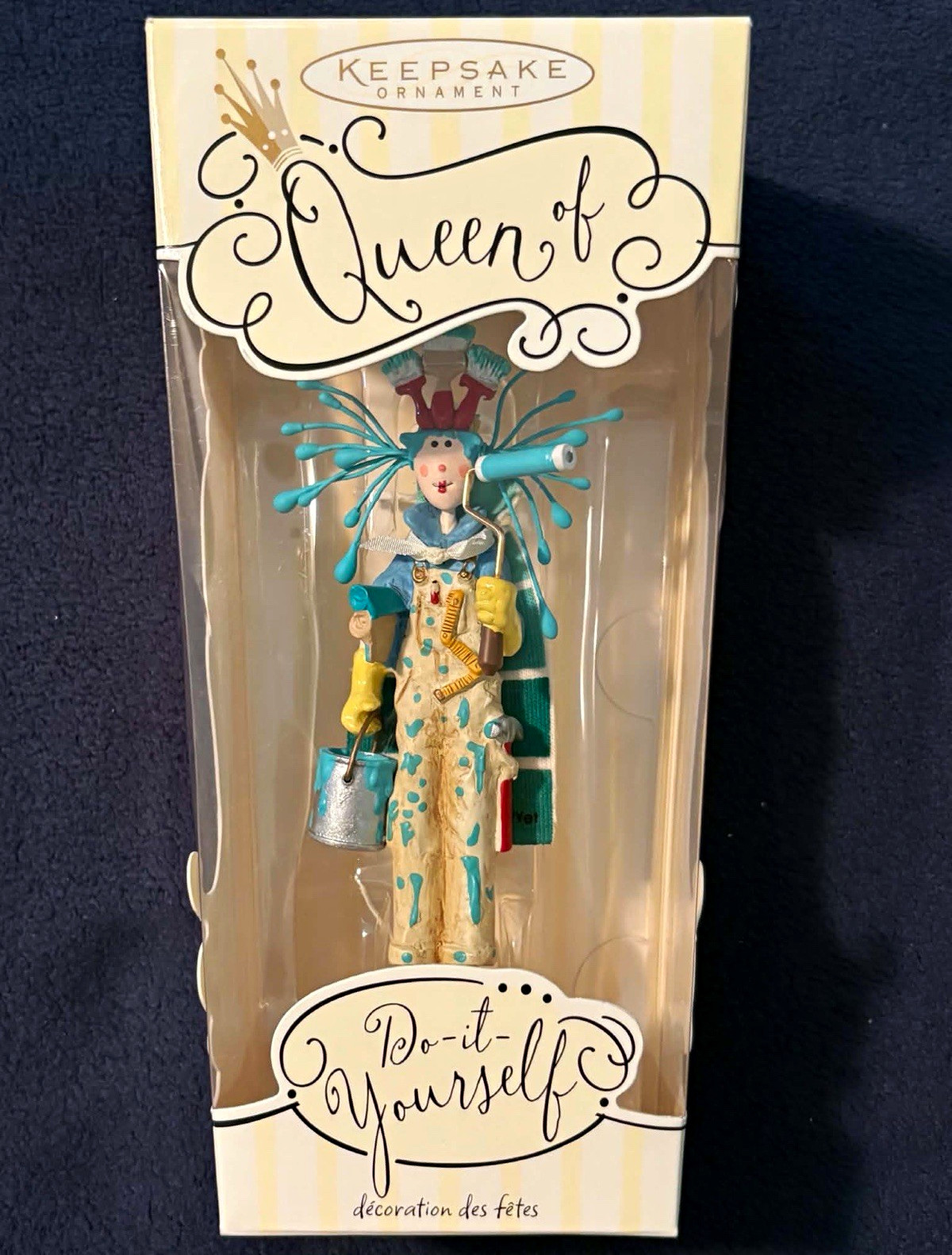 NIB Hallmark Keepsake Queen of Do-it-Yourself 2004 Ornament MINT WITH TAG