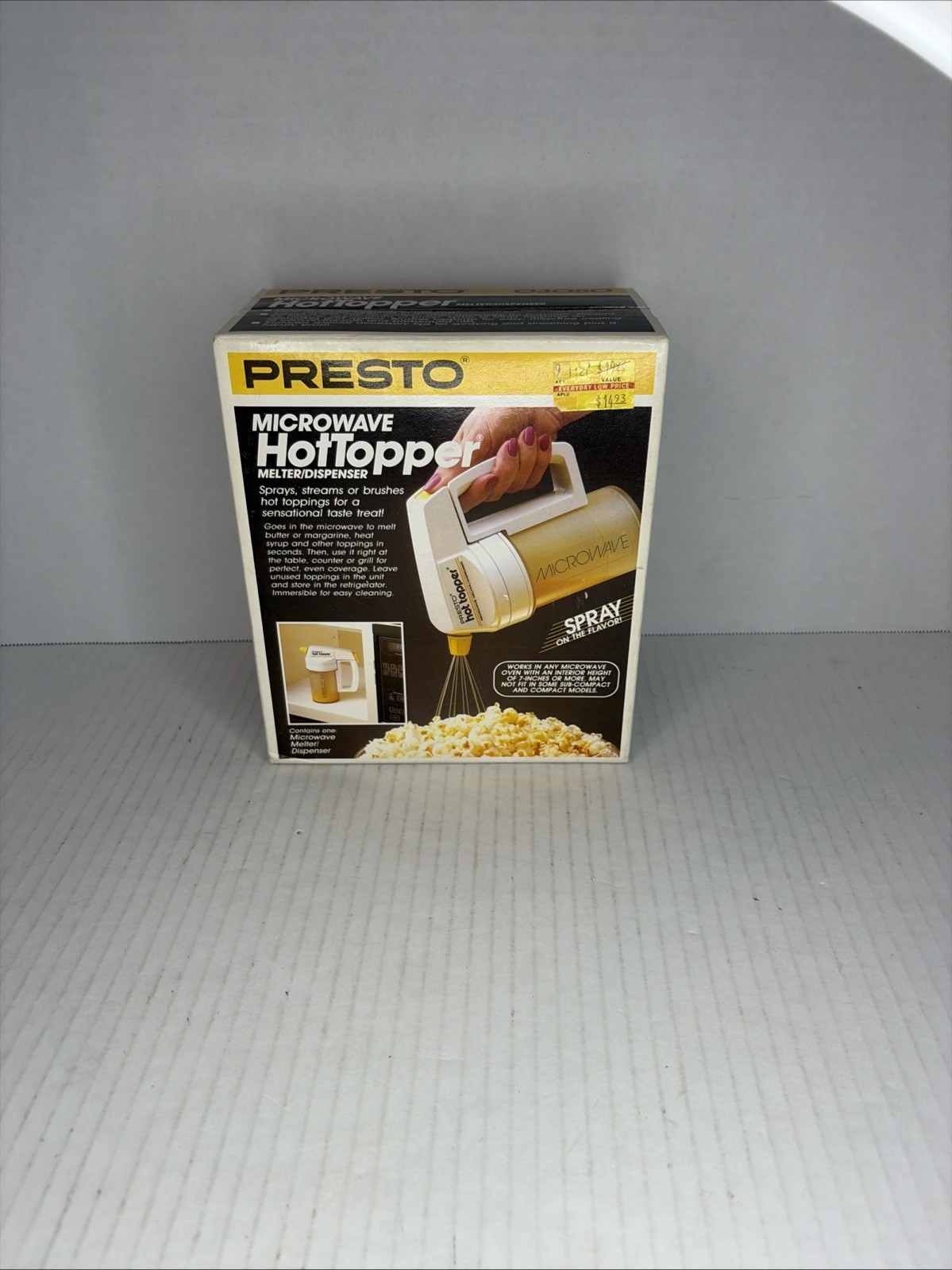 Vintage Presto Microwave HotTopper Butter Melter/Dispenser 03050 20-994 - NEW
