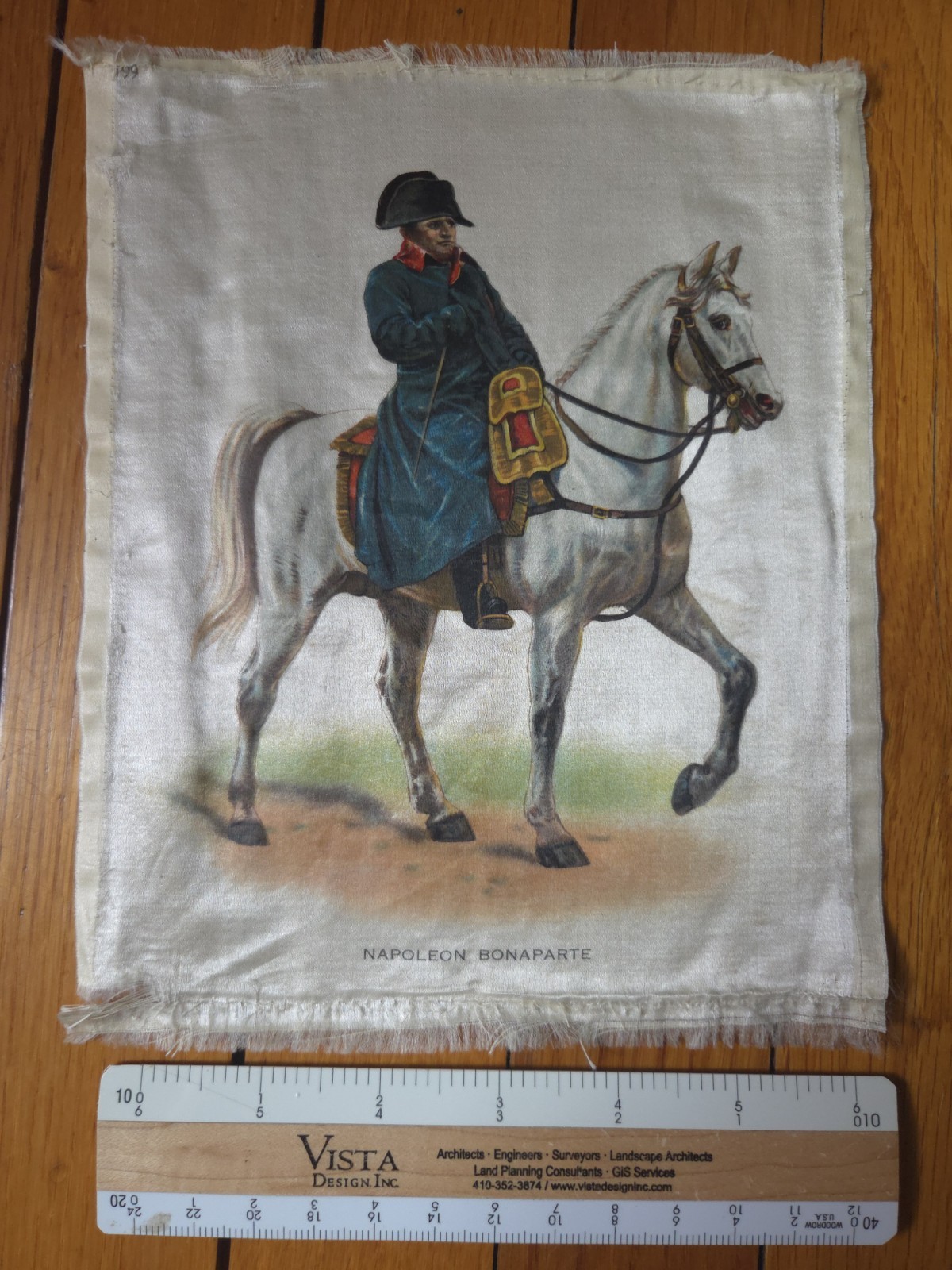 1912 S81 Tobacco Helmar silk NAPOLEON BONAPARTE ON HORSEBACK