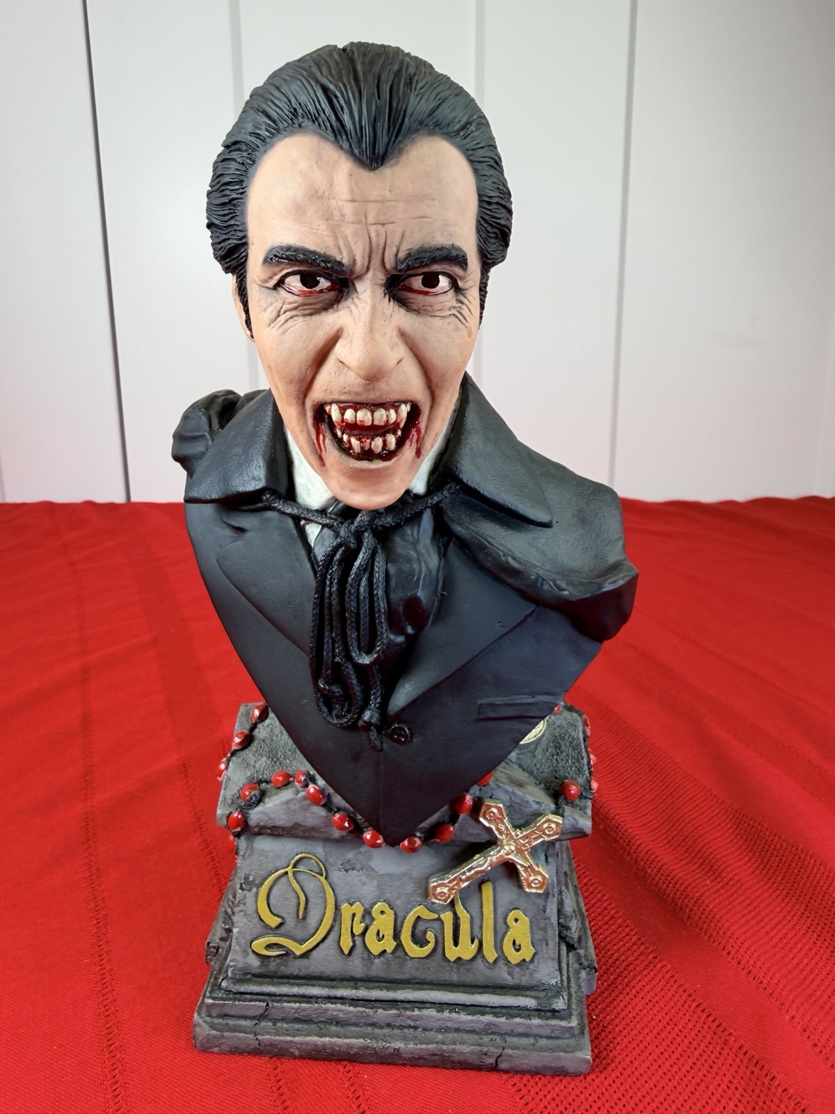 Christopher Lee Dracula Hammer Horror Bust Mike Hill 2000 10” Resin Statue