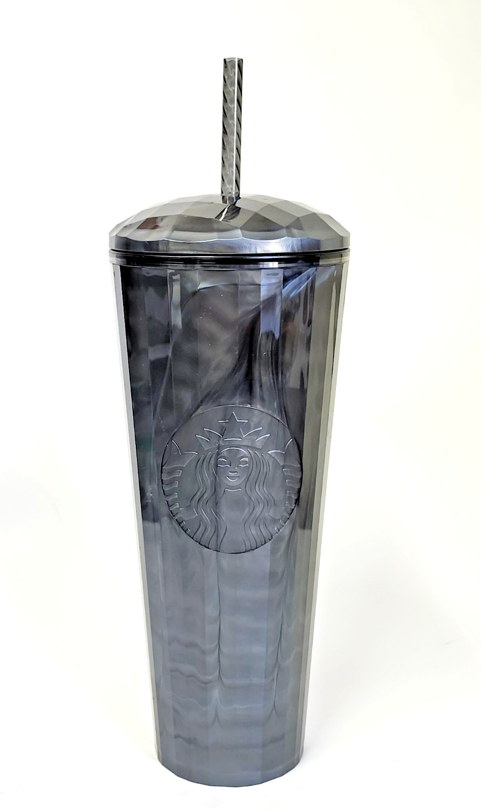 Starbucks Gray Black 24oz Tumbler NEW 