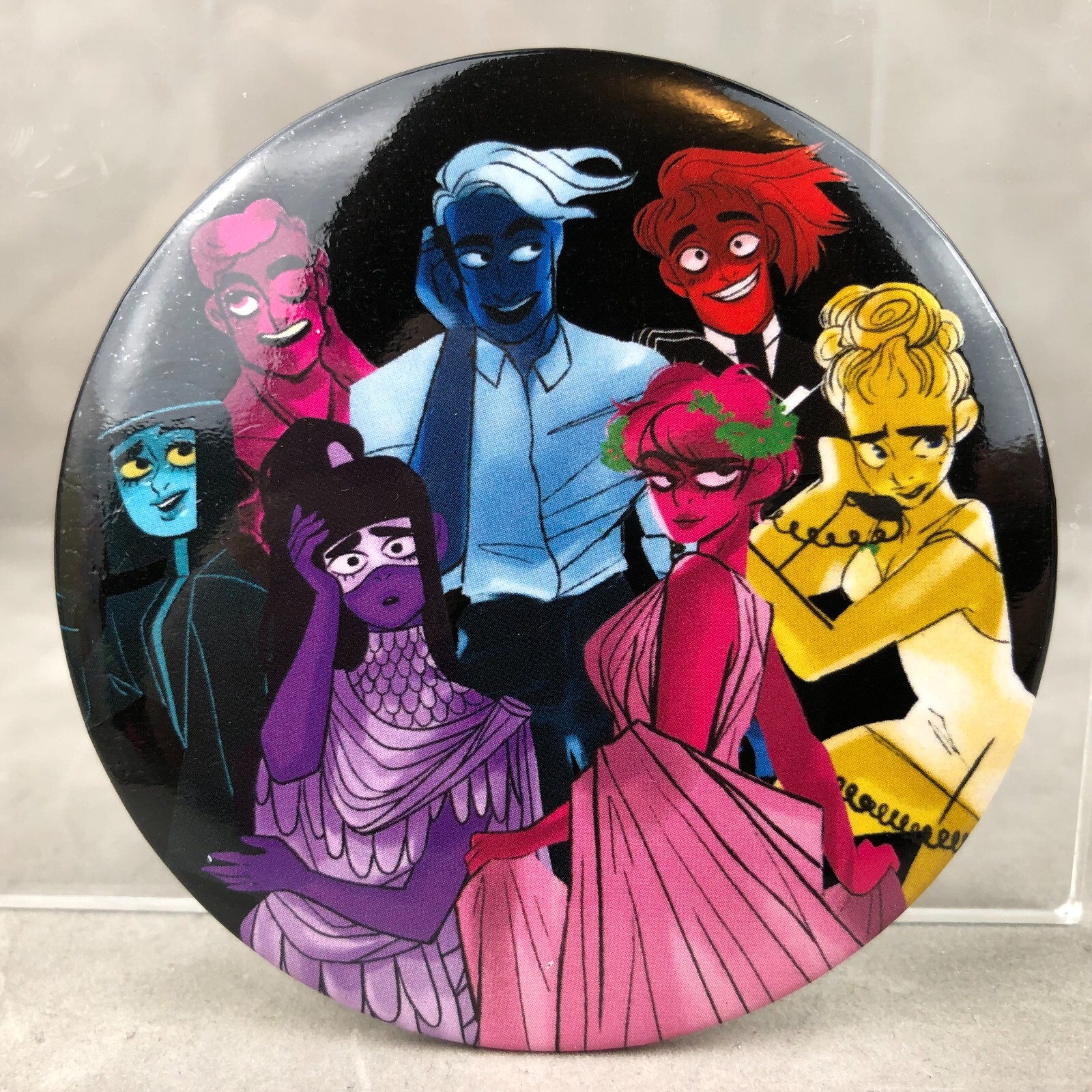 Official Webtoon Lore Olympus Main Cast Persephone Hades Button Pin Can Badge