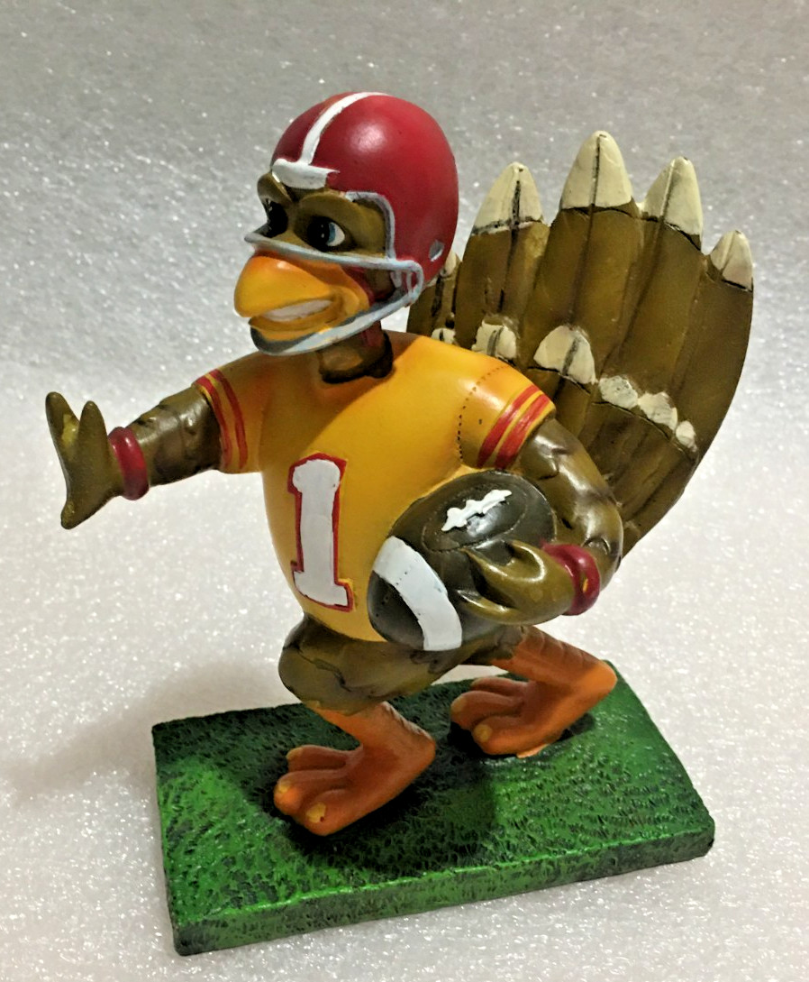 Thanksgiving Football Turkey Figure By Robert Stanley Running Back