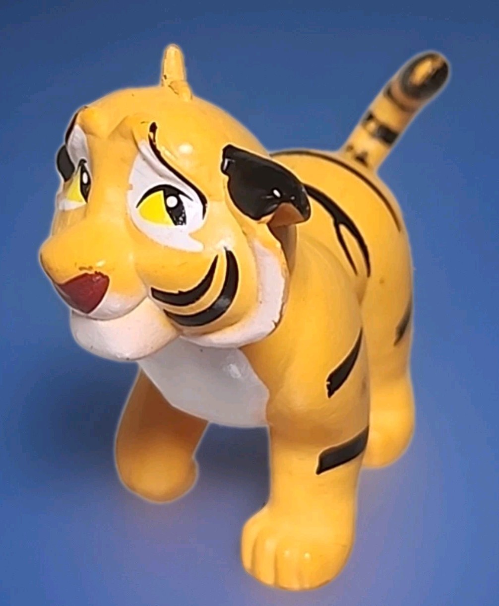 RAJAH Disney ALADDIN Princess Jasmin\'s Tiger PVC Playset Figure 1⅛x2\
