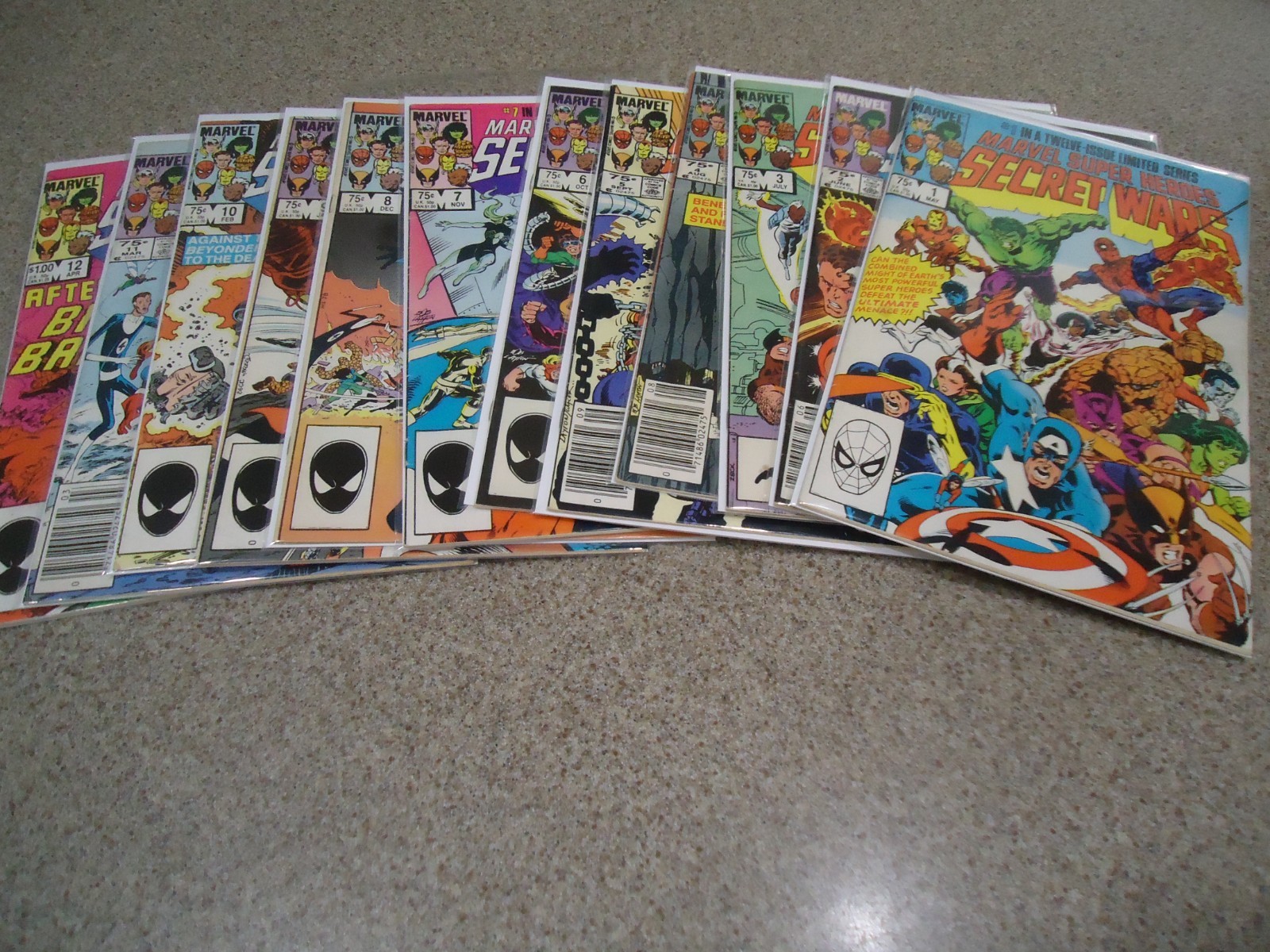 MARVEL SUPER HEROES SECRET WARS COMPLETE SERIES 1-12