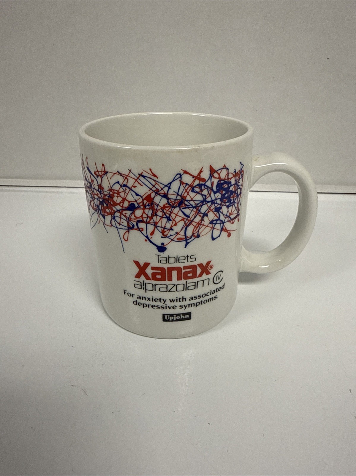 Rare Vintage Xanax Tablets Alprazolam Coffee Mug Pharma
